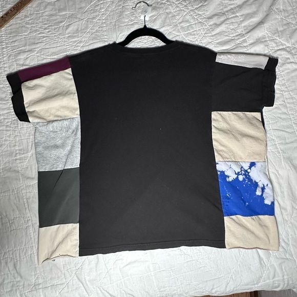 Guns N Roses sweet child up cycle distressed patchwork raw hem - Picture 4 of 5